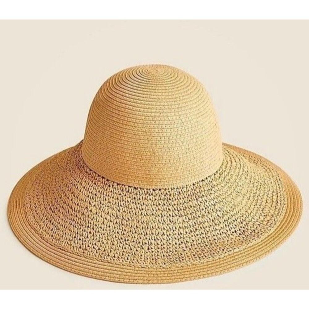 J. Crew Straw Sun Hat - Natural Tan